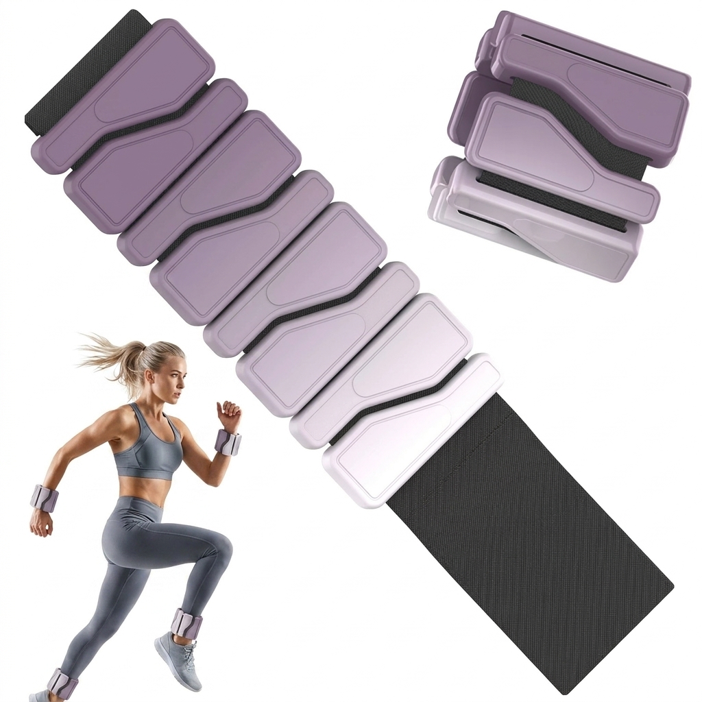 Ankle Weights - Gelang Pergelangan Tangan Berbobot Silikon Gradasi,