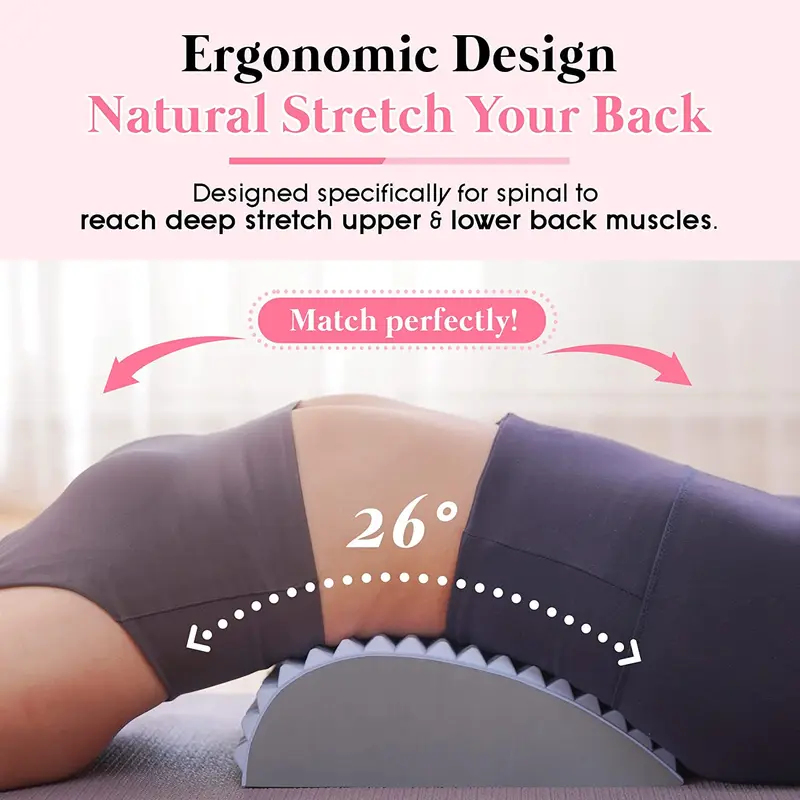 Posture Corrector Back - Alat Peregangan Pereda Nyeri Punggung Bawah,