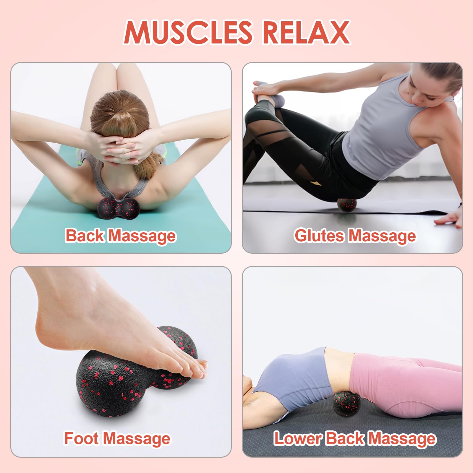 Set rol Yoga berongga pijat bo - Yoga Fitness Body ulasan dan harga