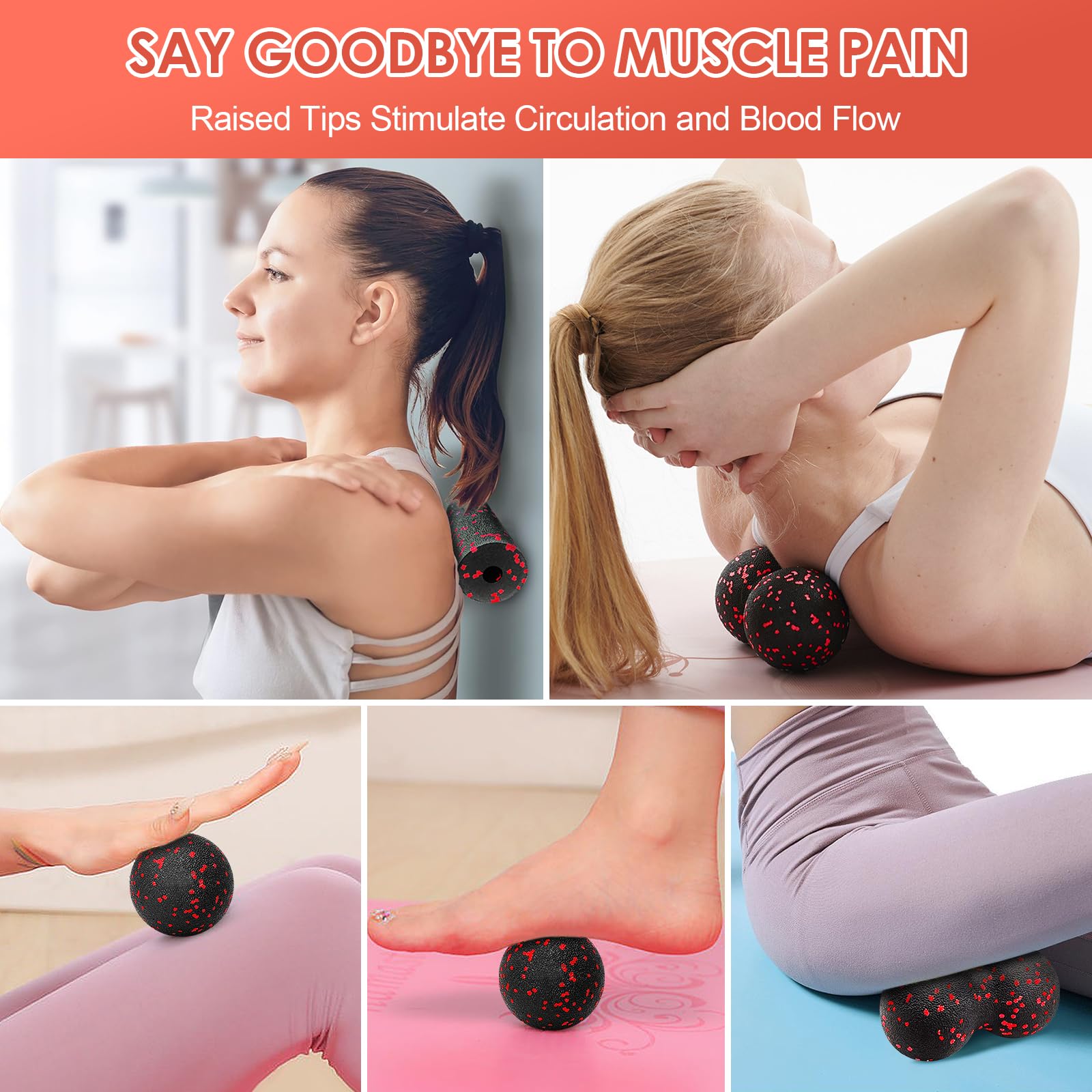 Set rol Yoga berongga pijat bo - Yoga Fitness Body ulasan dan harga