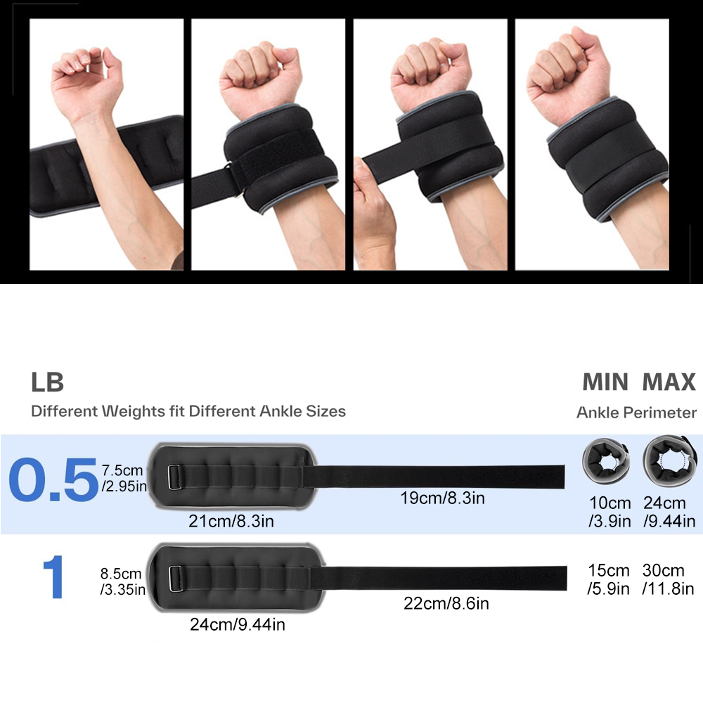 1 Pasang Beban Pergelangan Tan - Ankle Weights ulasan dan harga