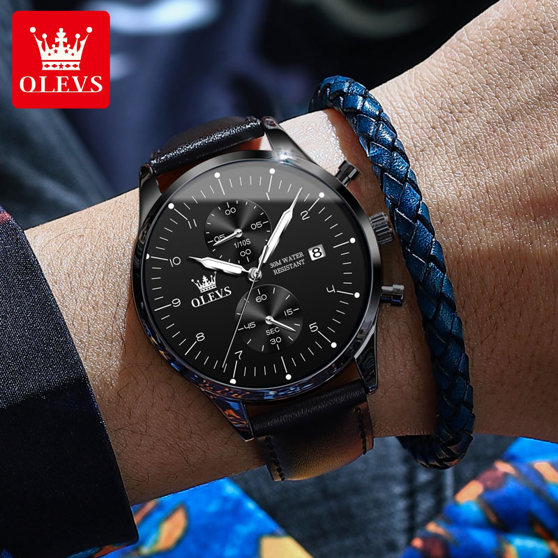 OLEVS 2880 Jam Tangan Pria Kas - Resistance Bands ulasan dan harga