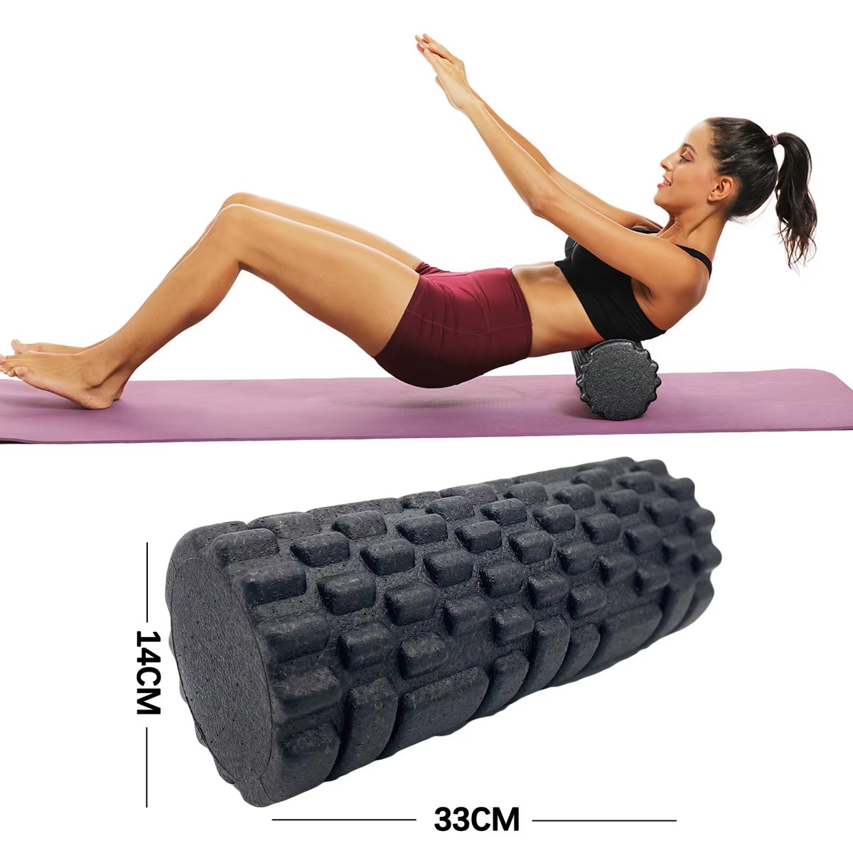 30/33Cm Rol Busa Kebugaran Rol - Yoga Fitness Body ulasan dan harga