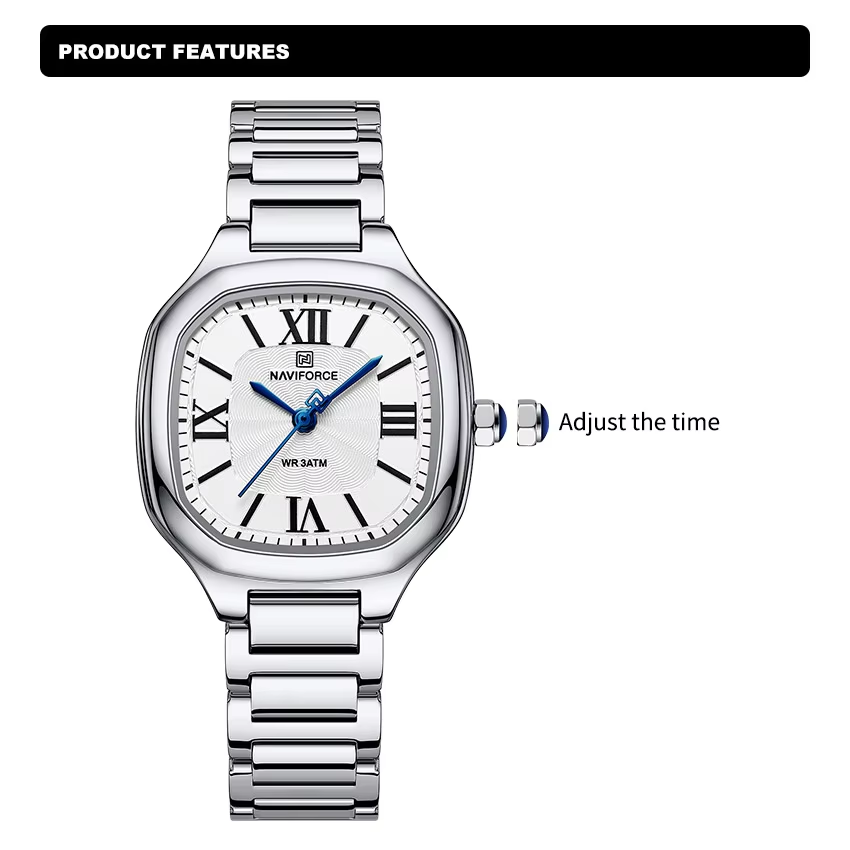 Jam Tangan Wanita NAVIFORCE Be - Resistance Bands ulasan dan harga