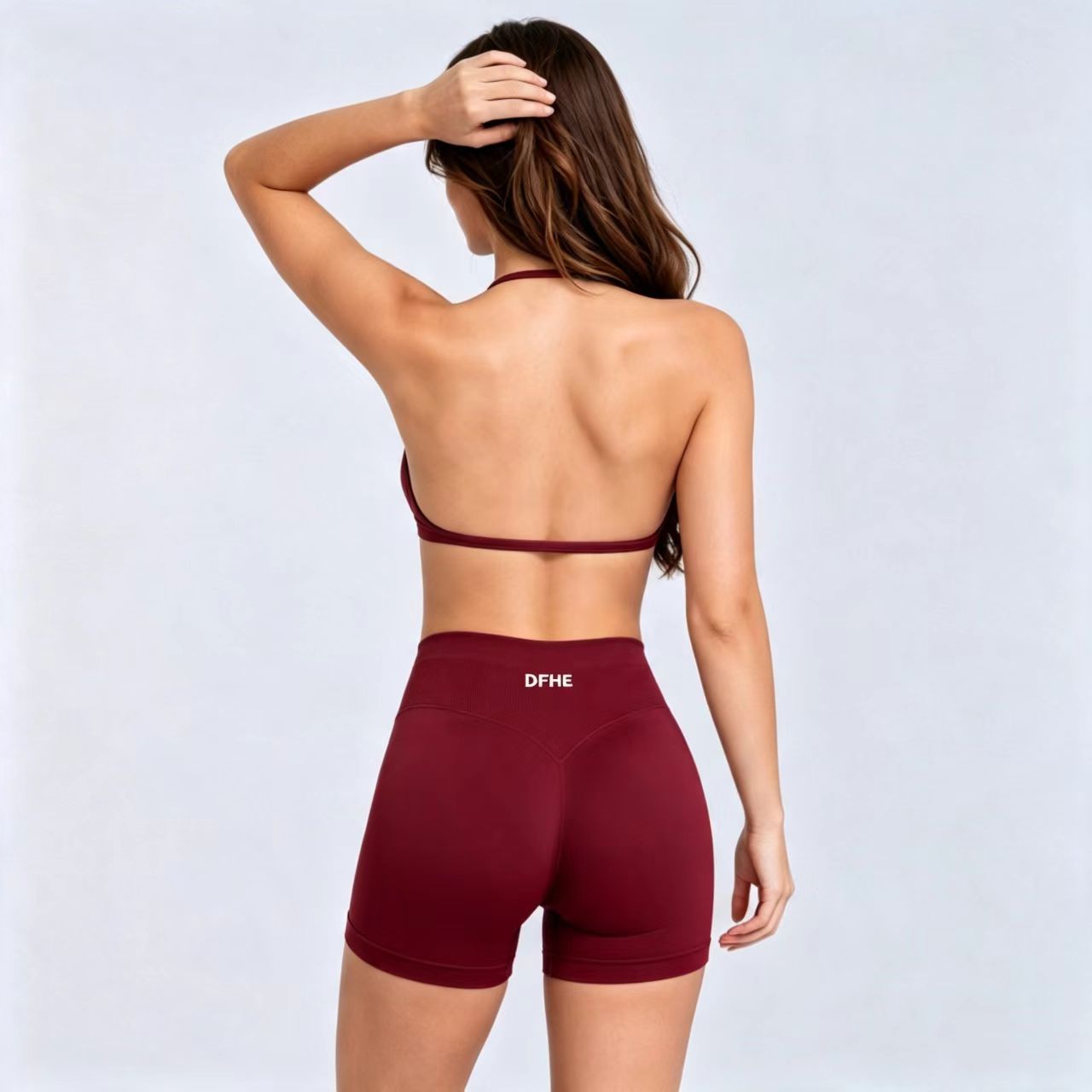Celana Pendek Yoga Wanita DFHE - Yoga En Fitness ulasan dan harga