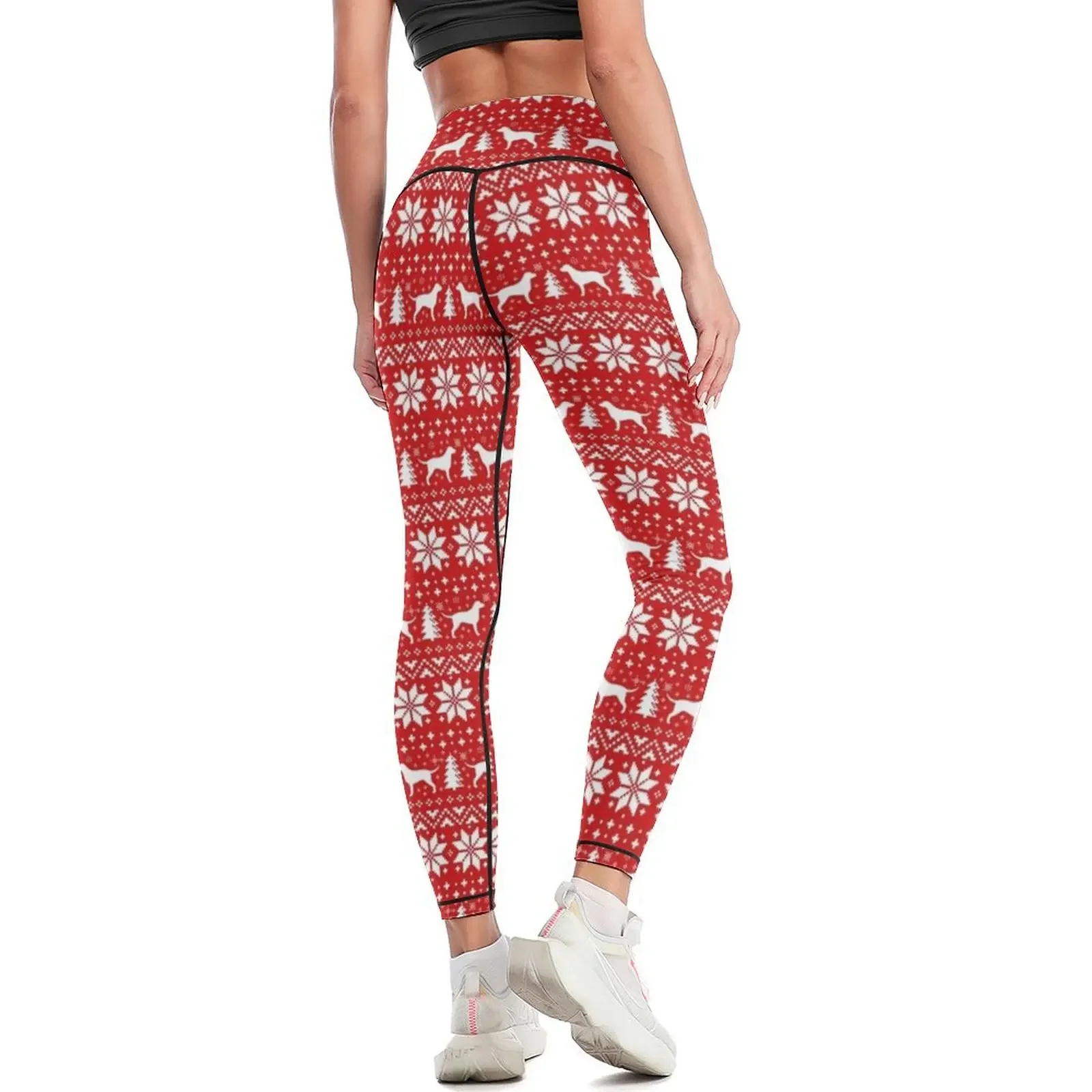 Legging Pola Liburan Natal den - Yoga Fitness Holiday ulasan dan harga
