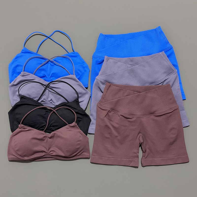 Set Olahraga Wanita 2 Potong V - Yoga En Fitness ulasan dan harga