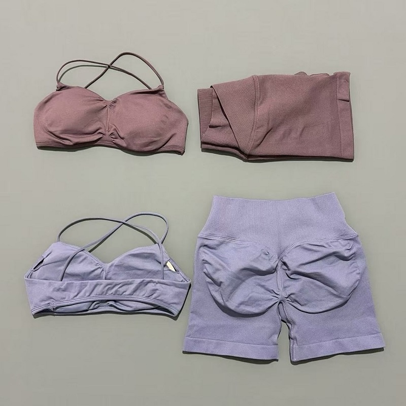Set Olahraga Wanita 2 Potong V - Yoga En Fitness ulasan dan harga