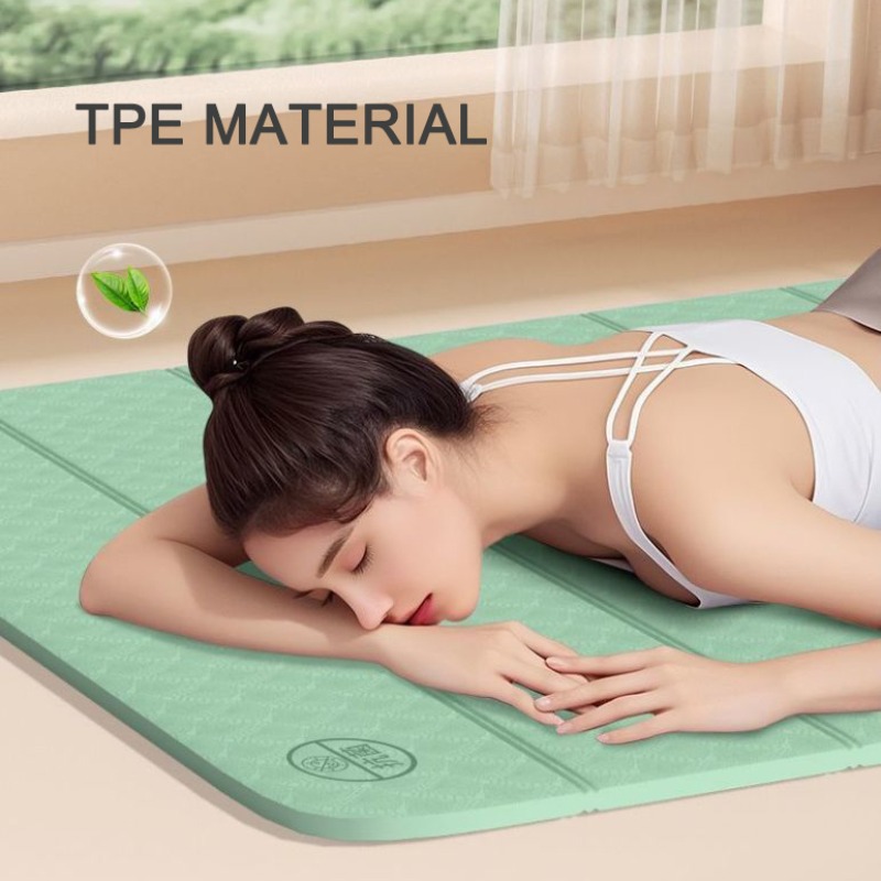 Matras Yoga Lipat TPE Matras T - Yoga Fitness Holiday ulasan dan harga
